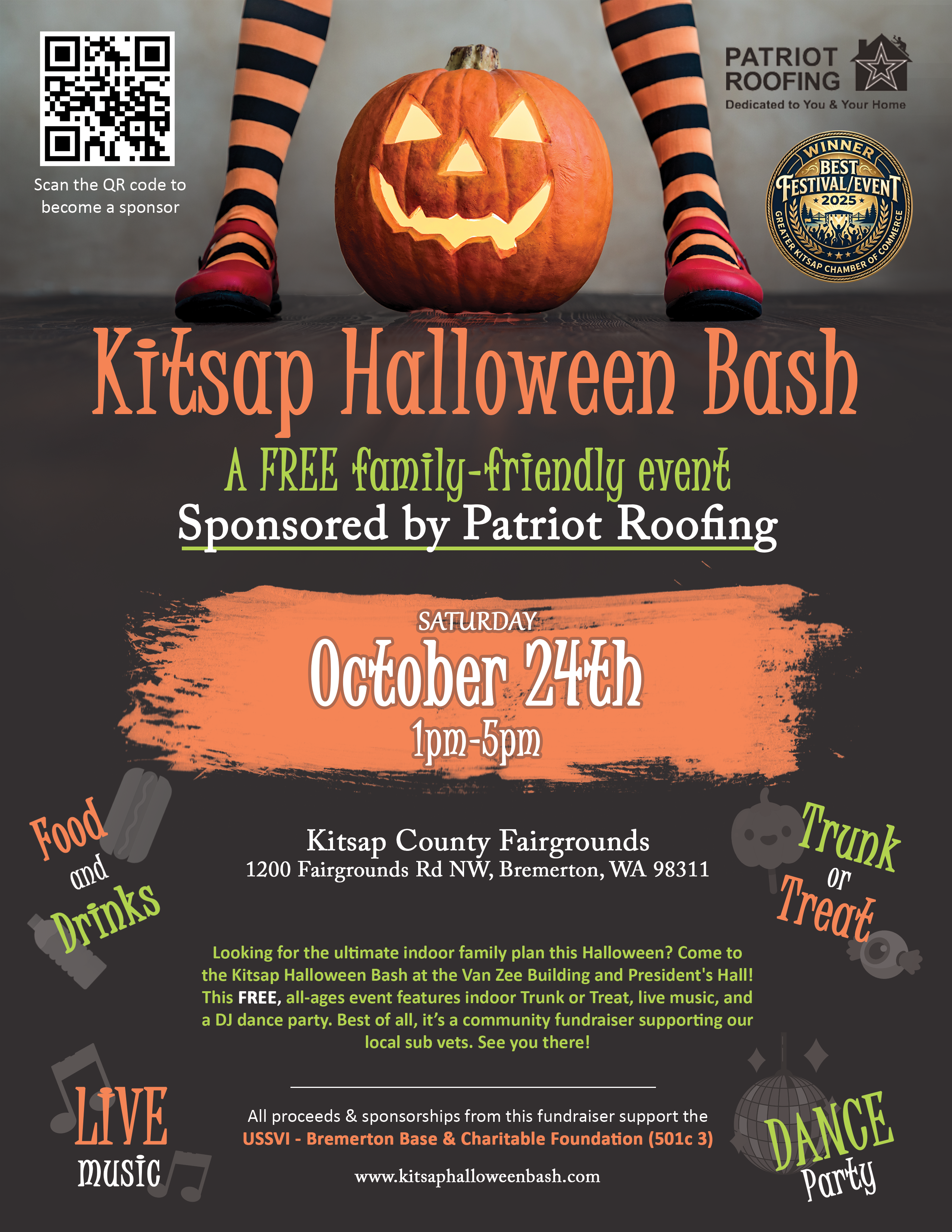 Kitsap Halloween Bash flyer